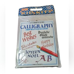 An Usborne Guide CALLIGRAPHY  Beginner To Expert Caroline Young 1990 Book